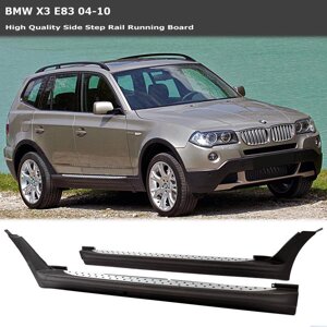 Бічні майданчики (2 шт., Алюміній) BMW X3 E-83 2003-2010 гг. в Запорізькій області от компании Интернет-магазин тюнинга «Safety auto group»