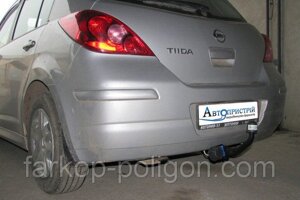 Фаркоп Nissan Tiida (C11) з 2004-2014 р.