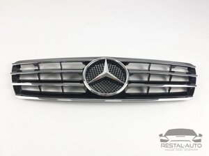 Тюнинг Решетка радиатора Mercedes C-Class W203 2000-2007год (CL Black)