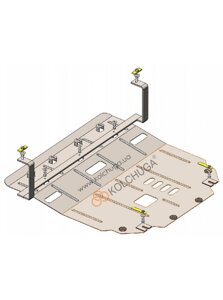 Захист двигуна, КПП, радіатор Hyundai Grandeur IG 2016-V-3,0V6 (АКПП) (TM Kolchuga) Стандарт в Запорізькій області от компании Интернет-магазин тюнинга «Safety auto group»