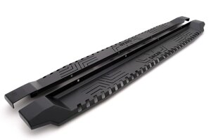 Бокові пороги Dakar V1 без LED (2 шт, метал) для Mercedes X class