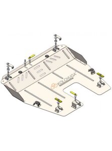 Захист двигуна, КПП для авто Lincoln MKT 2009-2019 V-3.5i (АКПП/USA) ( TM Kolchuga )