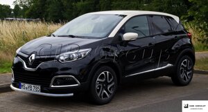 Захист переднього бампера (одинарна труба нержавіюча - одинарний вус) Renault Captur (13+) в Запорізькій області от компании Интернет-магазин тюнинга «Safety auto group»