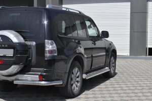 Задня дуга AK003 (нерж.) Mitsubishi Pajero Wagon IV в Запорізькій області от компании Интернет-магазин тюнинга «Safety auto group»