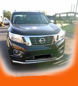 Передній ус ST014 (нерж) Nissan Navara NP300 2016 в Запорізькій області от компании Интернет-магазин тюнинга «Safety auto group»