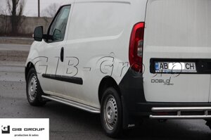 Пороги бічні труби з листом Fiat Doblo (15+) D51 в Запорізькій області от компании Интернет-магазин тюнинга «Safety auto group»
