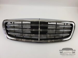 Решітка радіатора Mercedes S-Class W222 2013-2020 рік (AMG Chrome)