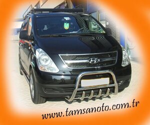 Кенгурятник WT003 (нерж.) Hyundai Starex H1 H300 2008