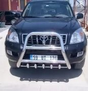 Hangurynik High з грилем на Toyota Land Cruiser 120 Prado (Toyota Lc 120 Prado)