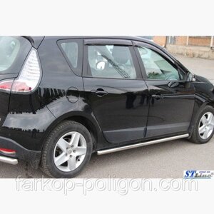 Пороги з труб для Renault Grand Scenic з 2009-/2013 рр.