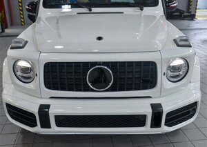 Решітка і накладки на фари G63 для Mercedes G сlass W463 2018- рр