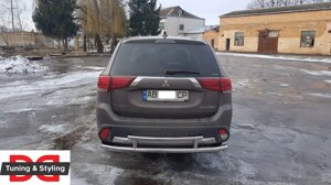 Задня дуга AK004-2 (нерж) Mitsubishi Outlander 2012 та 2015 рр. в Запорізькій області от компании Интернет-магазин тюнинга «Safety auto group»