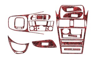 Накладки на панель (03-06) Карбон для Nissan Almera N16 2000-2006 рр
