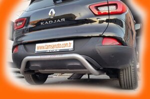 Задній захист AK007 (нерж) Renault Kadjar в Запорізькій області от компании Интернет-магазин тюнинга «Safety auto group»