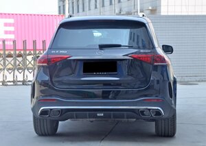 Задній дифузор GLE63 AMG (з насадками Chrome) для Mercedes GLE W167