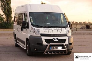 Захист переднього бампера - Кенгурятник Peugeot Boxer (07+) в Запорізькій області от компании Интернет-магазин тюнинга «Safety auto group»