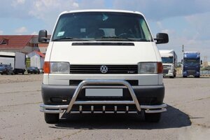 Кенгурятник WT003 Plus-2 (нерж) Volkswagen T4 Transporter