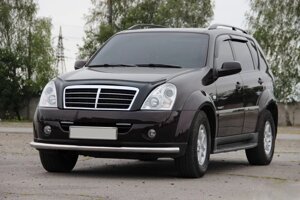 Передній захист ST008 (нерж) SsangYong Rexton II 2008 та 2013 рр. в Запорізькій області от компании Интернет-магазин тюнинга «Safety auto group»