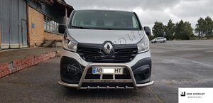 Захист переднього бампера - Кенгурятник Renault Trafic (2014+) в Запорізькій області от компании Интернет-магазин тюнинга «Safety auto group»