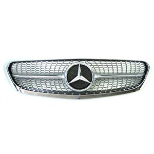 Решітка радіатора Mercedes C-Class W205 з 2014-2018 р. (Classic Diamond Chrome) в Запорізькій області от компании Интернет-магазин тюнинга «Safety auto group»