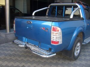 Задні кути AK003 (2 шт, нерж.) Ford Ranger 2007-2011рр. в Запорізькій області от компании Интернет-магазин тюнинга «Safety auto group»