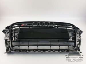 Тюнінг Решітка радіатора Audi A3 2013-2016 рік Чорна (в стилі S-Line)