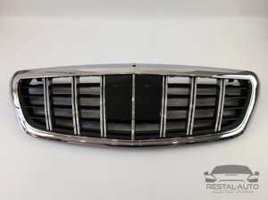 Тюнинг Решетка радиатора Mercedes S-Class W222 2013-2020год (GT Chrome Black)
