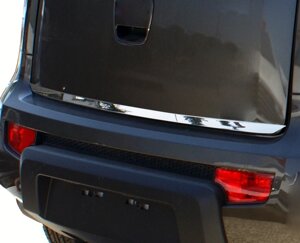 Кромка багажника (нерж.) Carmos - Турецька сталь для Kia Soul I 2008-2013 рр