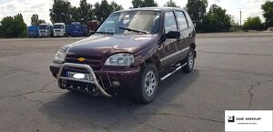 Захист переднього бампера - Кенгурятник Chevrolet Niva (2002-2009)