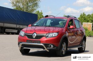 Захист переднього бампера - Кенгурятник Dacia Sandero Stapway (13+)