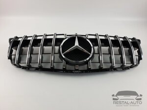 Решітка радіатора Mercedes GLK-Class X204 2008-2012 рік (GT Chrome Black)