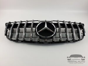 Решітка радіатора Mercedes GLK-Class X204 2008-2012 рік (GT Chrome Black) в Запорізькій області от компании Интернет-магазин тюнинга «Safety auto group»