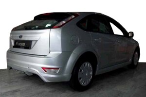 Накладка на задній бампер Sedan (під фарбування) для Ford Focus II 2008-2011 рр
