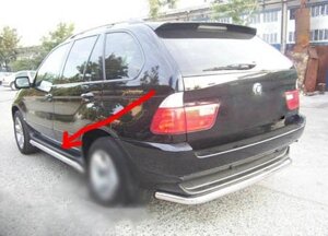 Бічні труби Special (2 шт, нерж) BMW X5 E-53 1999-2006 р. р.