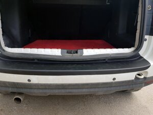 Накладка на задній бампер EuroCap (ABS) для Nissan Terrano 2014- рр
