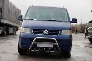 Кенгурятник WT003 (нерж) Volkswagen T5 Caravelle 2004-2010р.