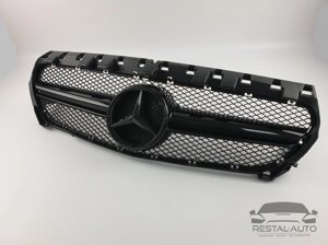 Решітка радіатора Mercedes CLA-Class C117 з 2013-2017 р. (AMG, чорна)