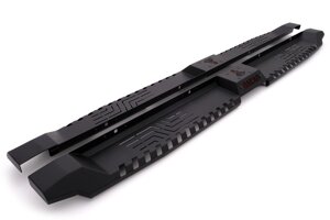 Бокові пороги Dakar V2 без LED (2 шт, метал) для Mercedes X class