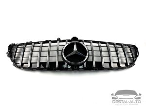 Тюнинг Решетка радиатора Mercedes CLS-Class C218 2014-2018год (Chrome Black)