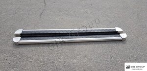 Пороги бічні труби з листом Lifan X60 (13+) D60 Silver-black-inside в Запорізькій області от компании Интернет-магазин тюнинга «Safety auto group»