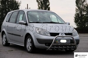 Захист переднього бампера - Кенгурятник Renault Scenic 2 (03-09)