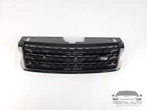 Решітка радіатора Range Rover Vogue L405 2013-2017 р. (Чорна з хромовою полоскою)
