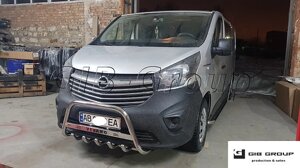 Захист переднього бампера - Кенгурятник Opel Vivaro (14+)