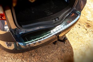 Накладка на задній бампер Carmos (SW, нерж) для Renault Megane IV 2016-2025 рр
