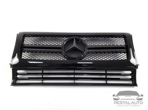 Тюнинг Решетка радиатора Mercedes G-Class W463 1990-2018год All Black (в стиле AMG)