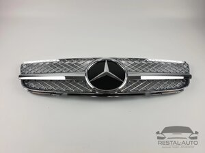 Решітка радіатора Mercedes SL-Class R230 2006-2008 рік (SL Chrome)