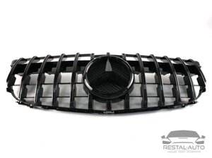 Решетка радиатора на Mercedes GLK-Class X204 2012-2015 год GT Panamericana ( Черная )