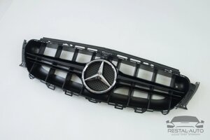 Тюнинг Решетка радиатора Mercedes E-Class W213 2016-2019год (AMG E63 Black)