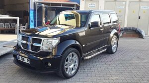 Бічні майданчики BlackLine (2 шт., Алюміній) Dodge Nitro 2007 гг.