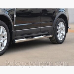 Пороги із труб для Opel Antara з 2007р.